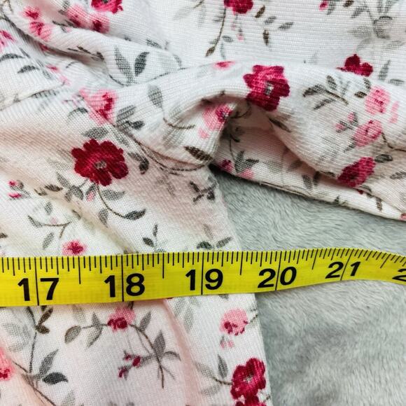 Eileen West Cottagecore Nightgown Womens S Climbing Roses Lace Knit Long Sleeve - Picture 6 of 7